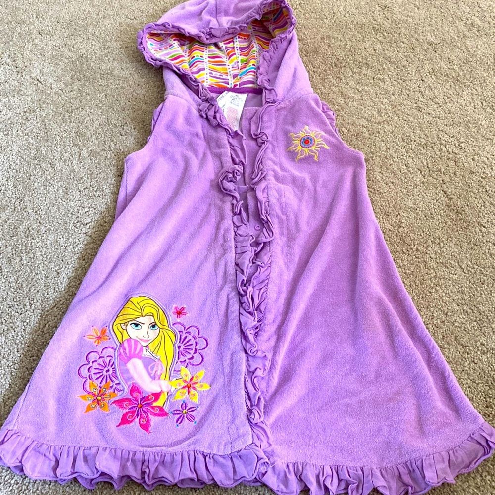 Disney Tangled girls coverup